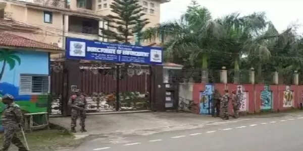 पेयजल विभाग के क्लर्क से मारपीट मामले में रांची पुलिस जांच करने पहुंची ईडी ऑफिस