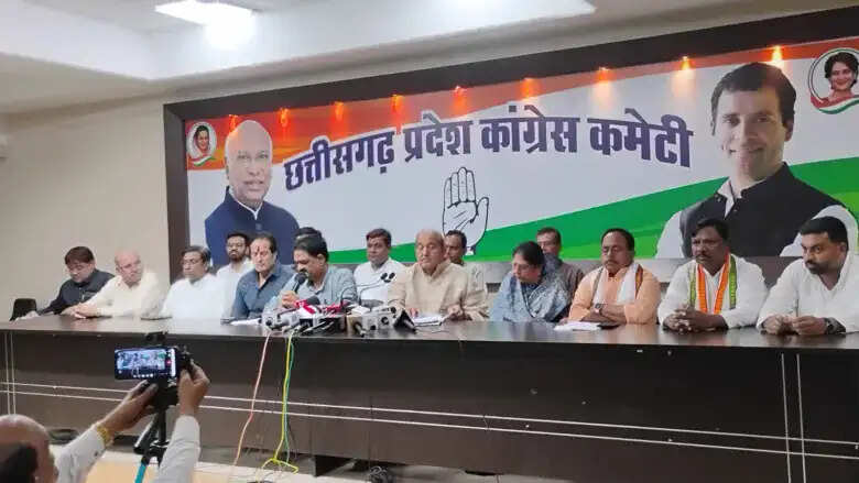 नकटी गांव में हुए विस्थापन मामले पर कांग्रेस ने भाजपा पर झूठ परोसने का लगाया आरोप
