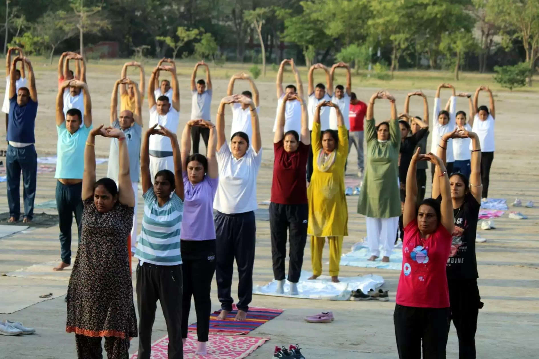 हिसार: व्यक्ति को स्वस्थ बनाए रखने में मदद करता योगा: एएसपी