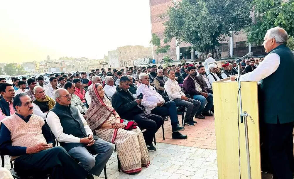 चौधरी चरण सिंह का कृषिगत दृष्टिकोण आज भी प्रासंगिक: मेघवाल