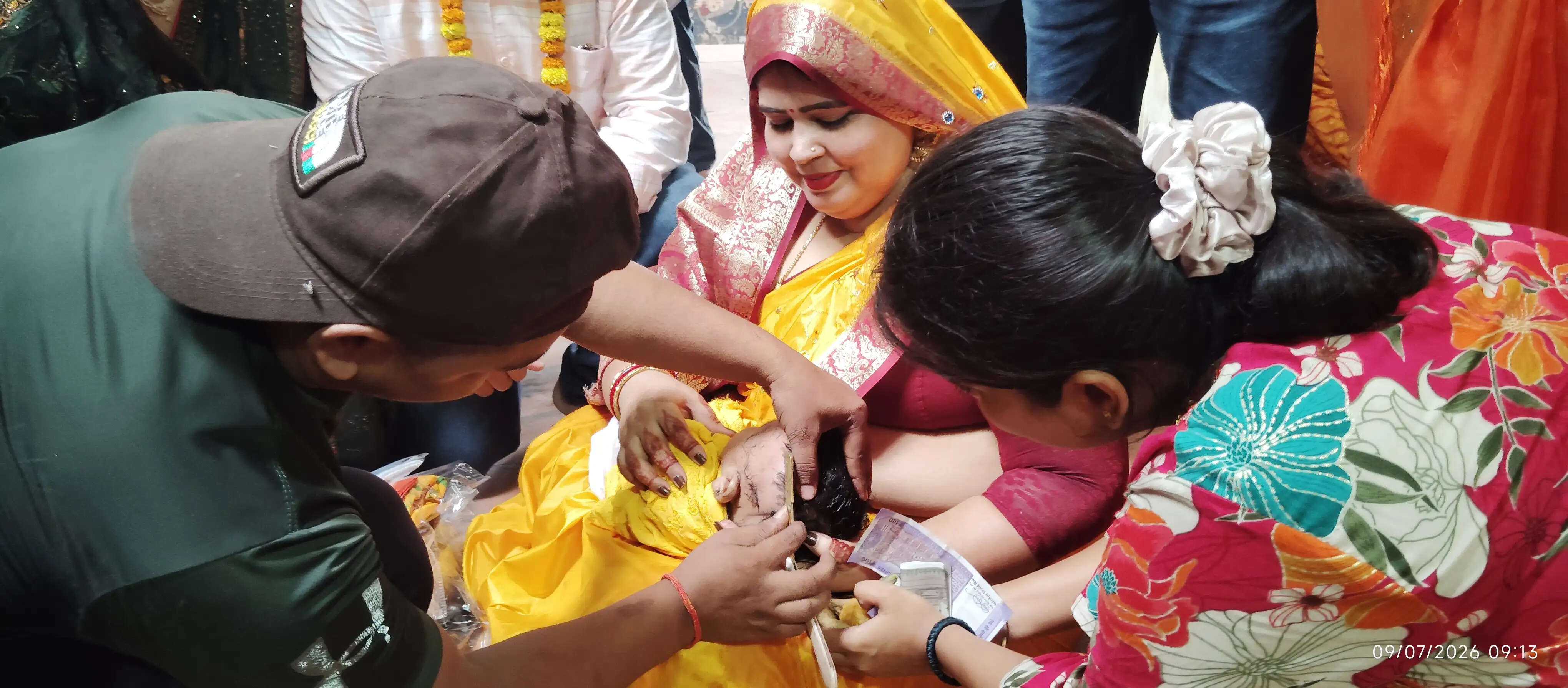 मुंडन मुहूर्त पर अदलपुरा बड़ी शीतला मंदिर में उमड़ा श्रद्धा का सैलाब