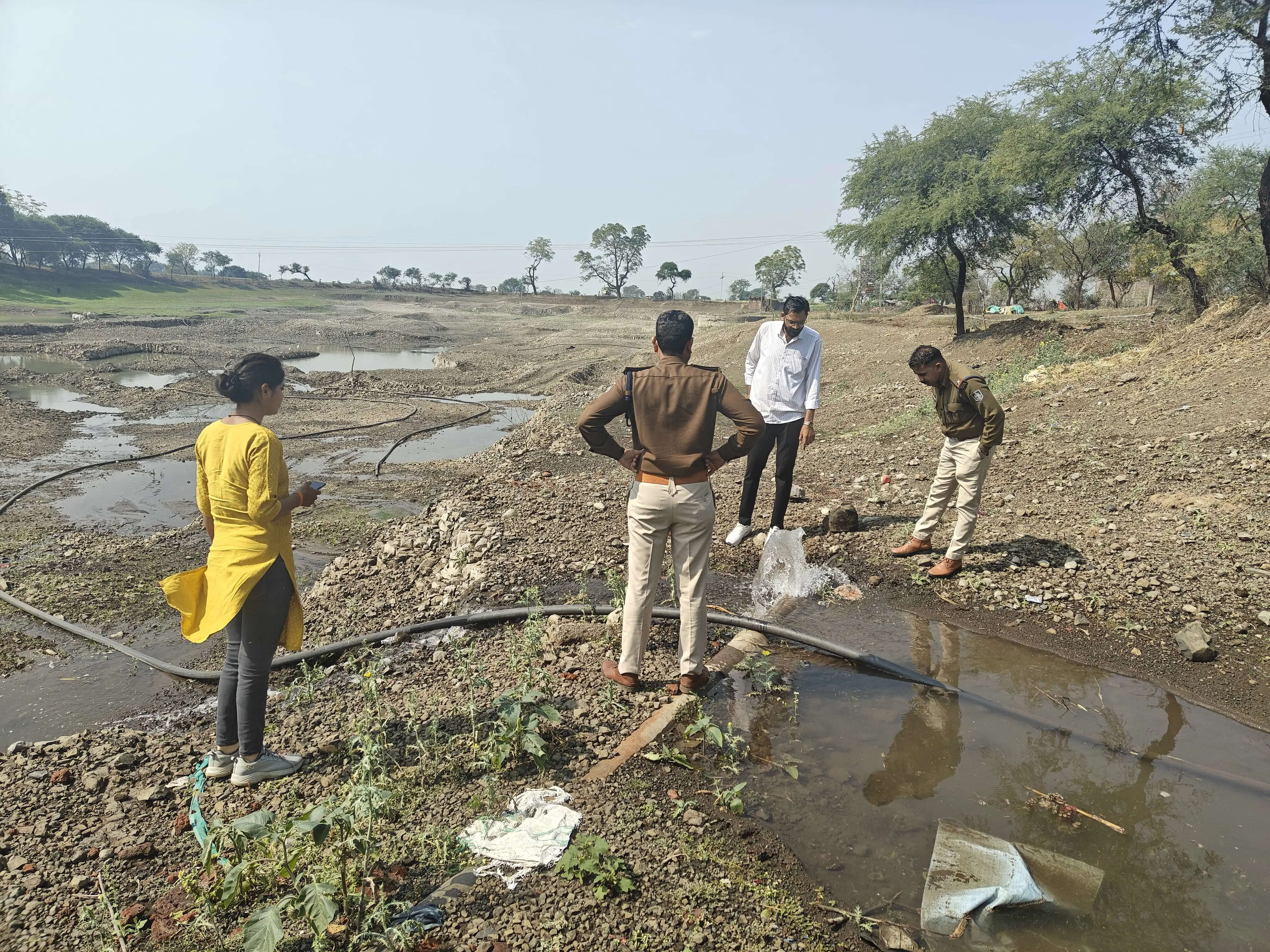 राजगढ़ःनिजी तालाब भरने के लिए तोड़ी पेयजल पाइपलाइन,छह किसानों पर केस दर्ज