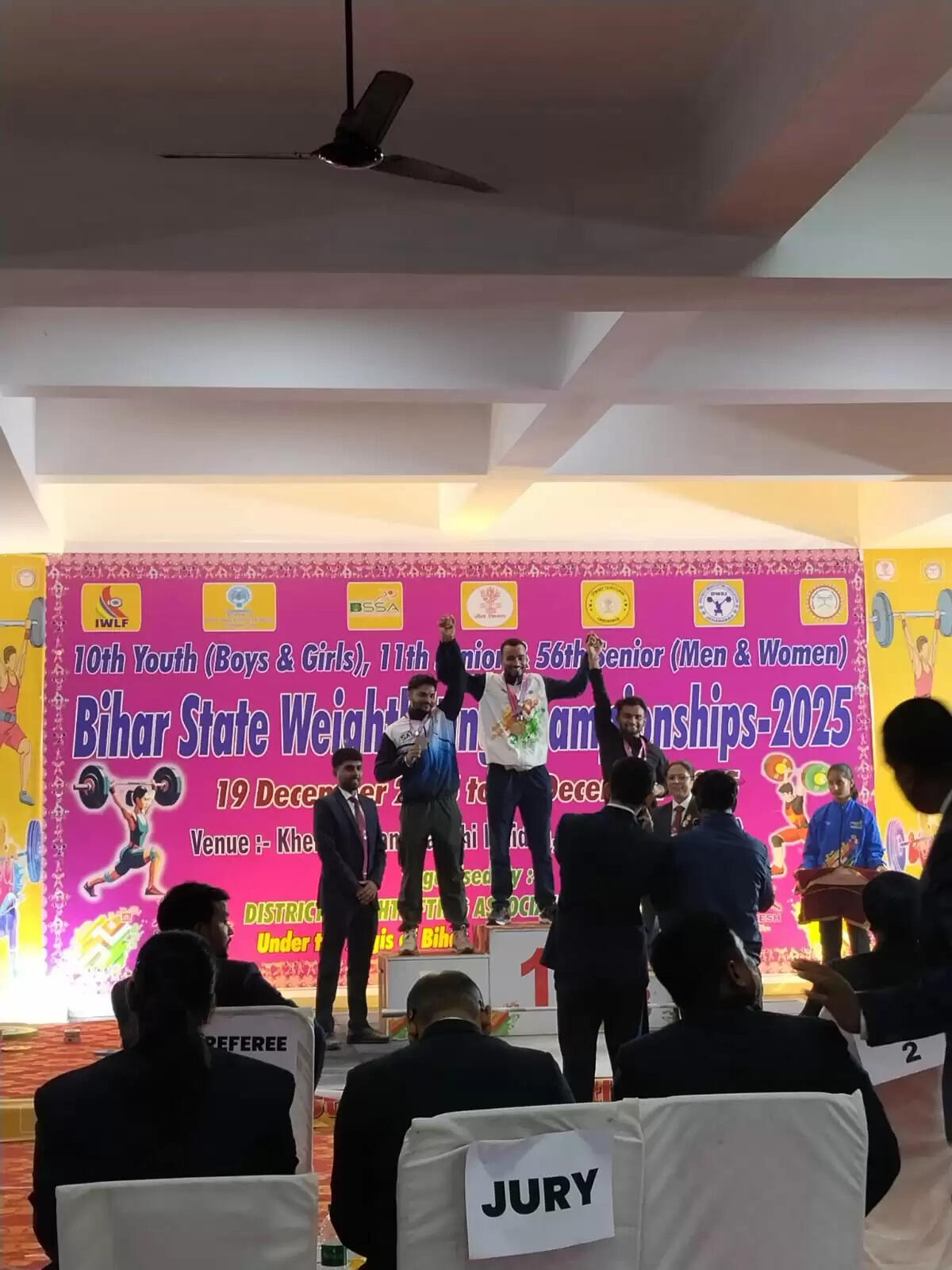 जहानाबाद में सारण के वेटलिफ्टर्स का जलवा रणवीर और सनी ने जीता स्वर्ण