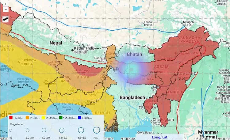 असम के तीन जिलों में भूकंप के झटके, कोकराझार में सबसे ज्यादा 4.5 तीव्रता दर्ज