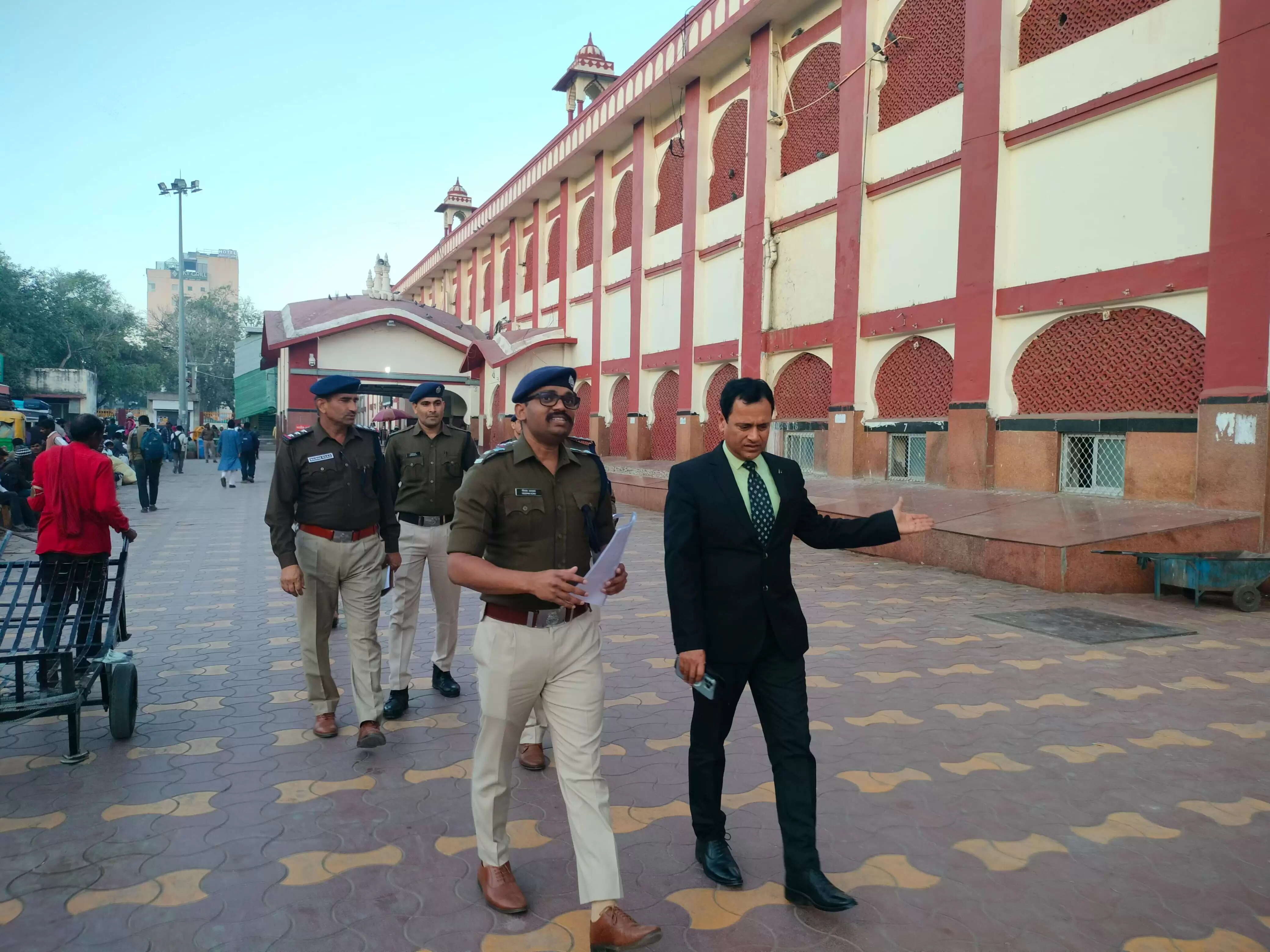 उर्स मेला सुरक्षा तैयारियों का आईजी आरपीएफ ने लिया जायजा