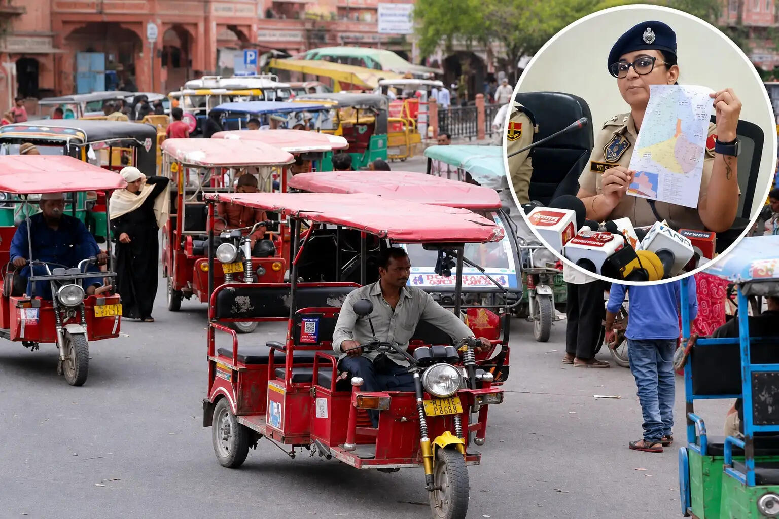 जयपुर में एक अगस्त से लागू होगा ई-रिक्शा डिजिटल मैनेजमेंट सिस्टम