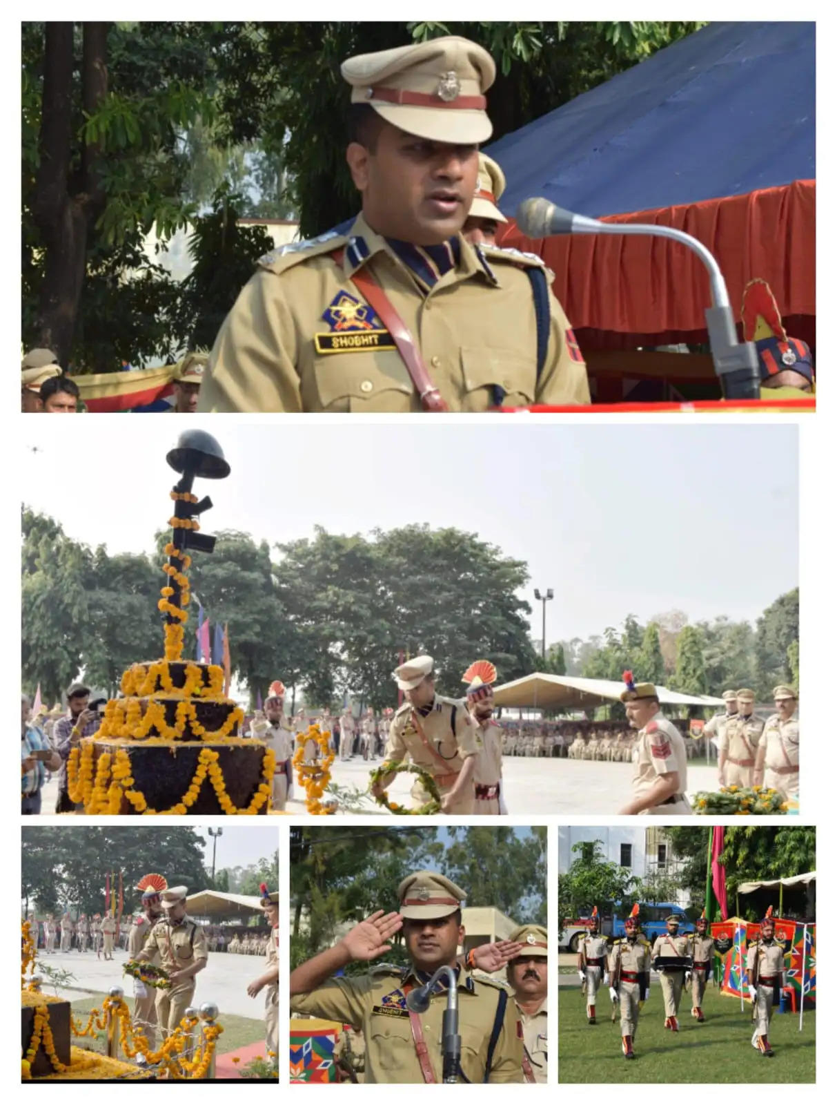 राष्ट्रीय पुलिस स्मृति दिवस पर शहीद जवानों को पुष्पांजलि अर्पित कर किया याद