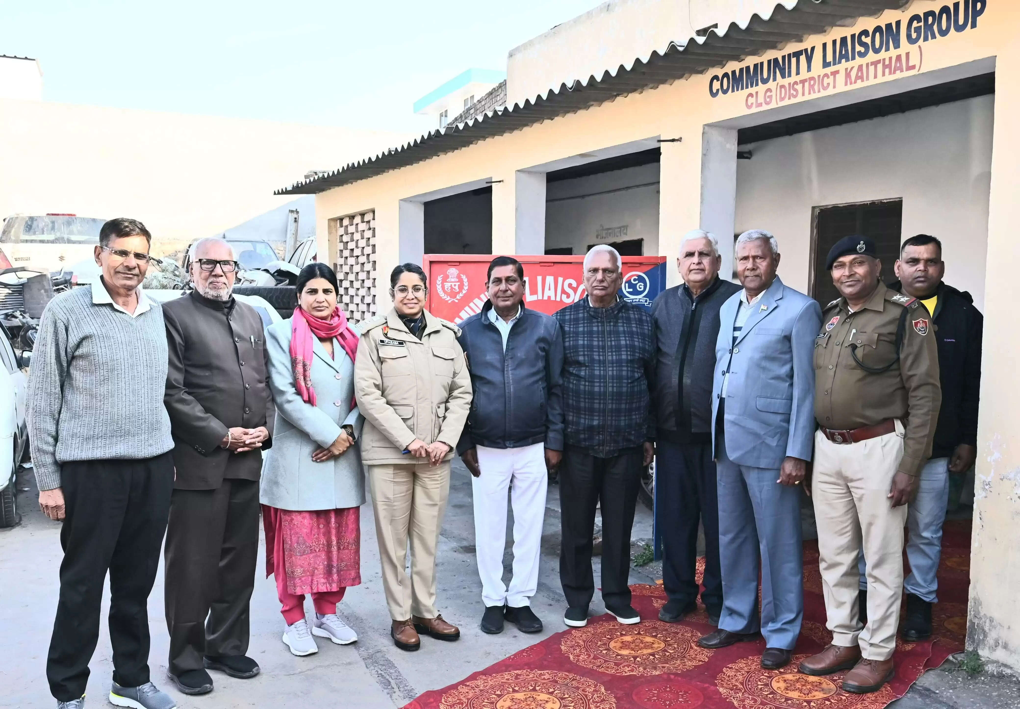 कैथल: सीएलजी कार्यालय पहुंची एसपी, दिए दिशा-निर्देश