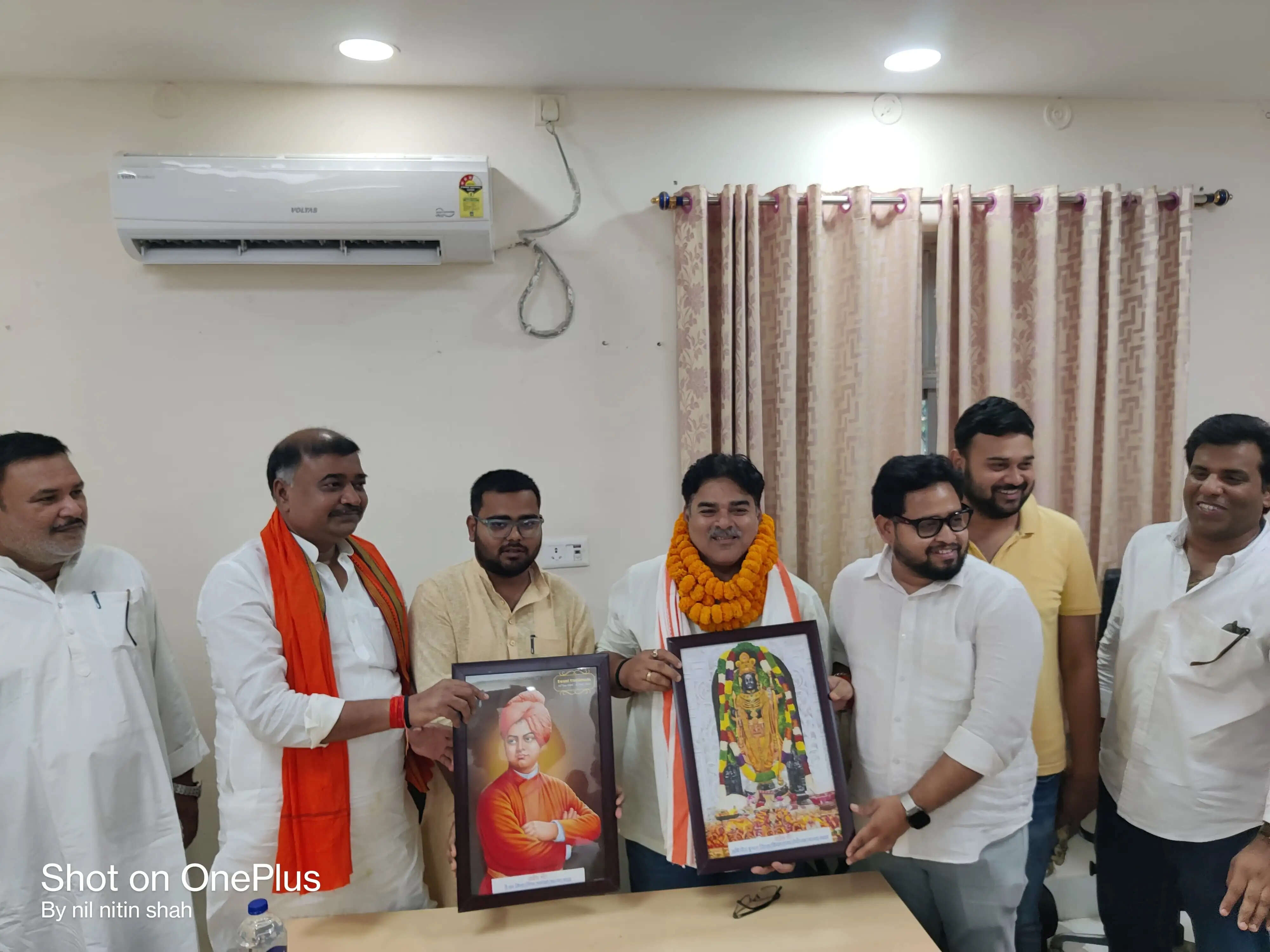 भाजपा के प्रदेश मंत्री संजय मुन्ना का कार्यकर्ताओं ने किया अभिनंदन