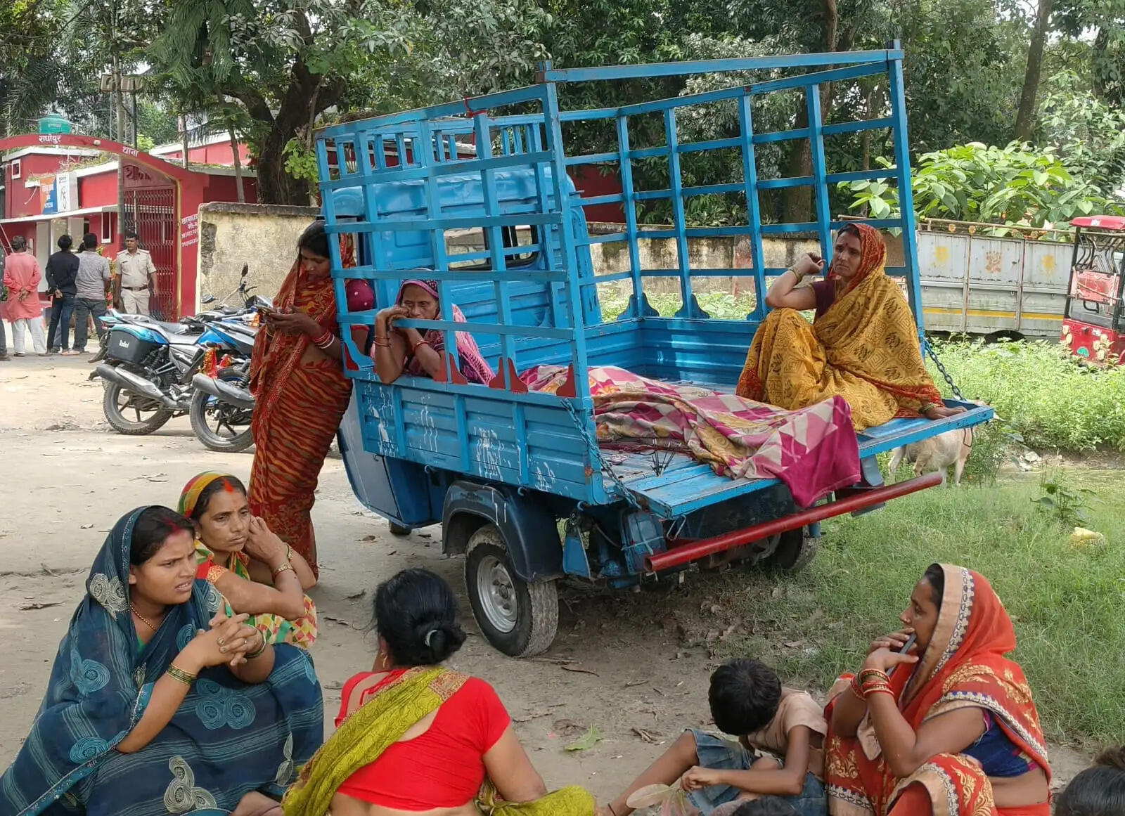 एनएच-27 पर बाइक की टक्कर से साइकिल सवार मजदूर की मौत