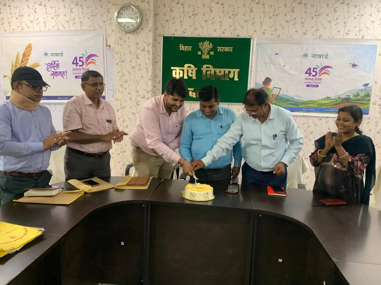 नाबार्ड के 45वें स्थापना दिवस पर किसानों को किया गया जागरूक