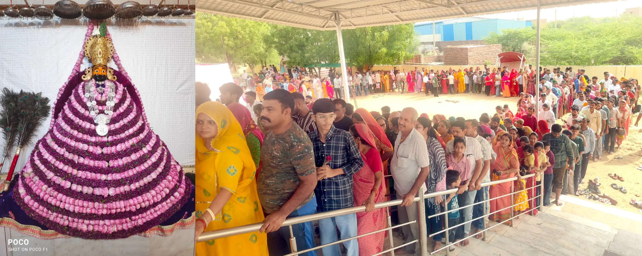 निर्जला एकादशी पर उमड़ा आस्था का सैलाब, भजनों से गूंजा बाबा का दरबार