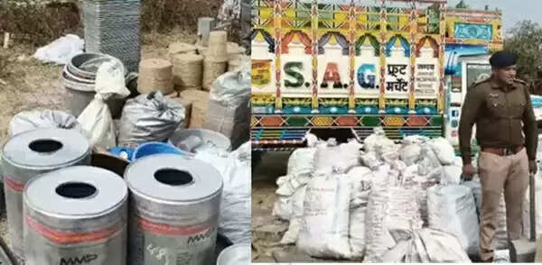 मप्र के खंडवा में अवैध पटाखा फैक्टरी का भंडाफोड़, दो टन बारूद बरामद