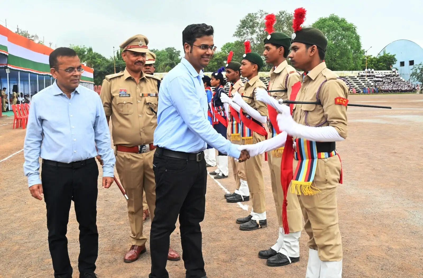 स्वतंत्रता दिवस समारोह की अंतिम रिहर्सल पूरी, कलेक्टर-एसपी ने तैयारियों का लिया जायजा