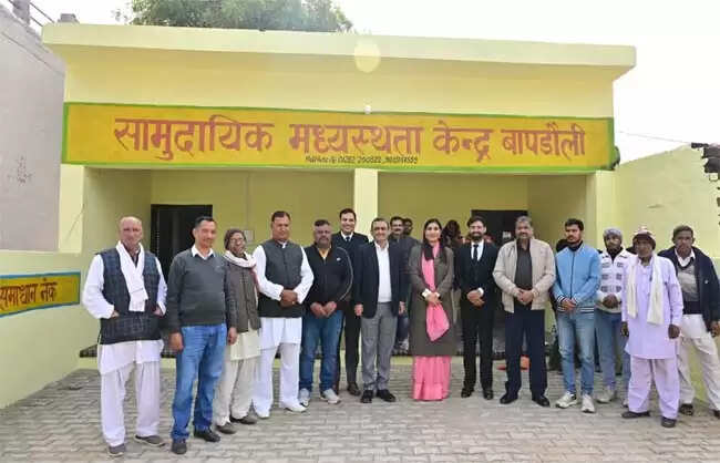 नारनौलः बापडोली में खुला सामुदायिक मध्यस्थता केन्द्र