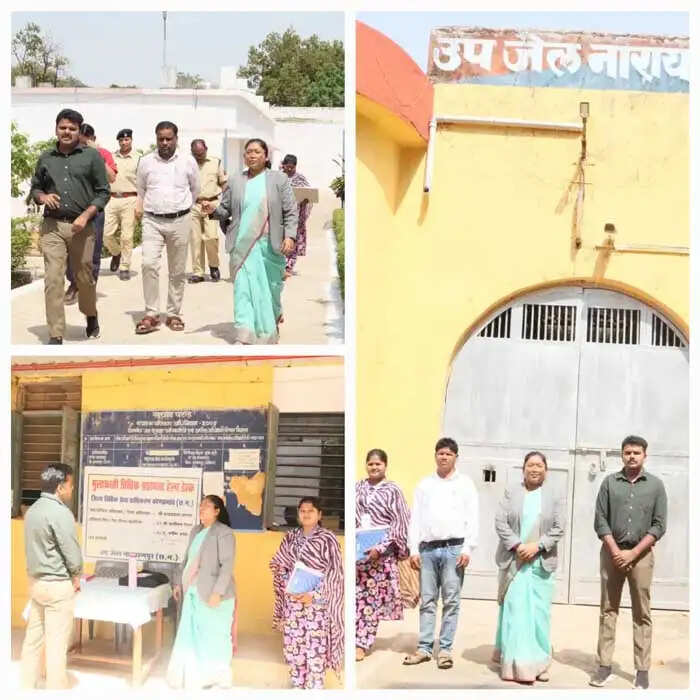 जिला विधिक सेवा प्राधिकरण की सचिव ने उप-जेल नारायणपुर का किया निरीक्षण