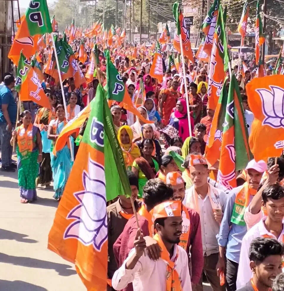 कोरबा : &nbsp;महापौर प्रत्याशी संजू देवी राजपूत और 67 पार्षद प्रत्याशियों ने जमा किया फॉर्म