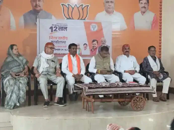 मप्र:&nbsp;मोदी सरकार के 12 वर्ष पूरे, डिंडोरी में भाजपा कार्यशाला, सांसद कुलस्ते ने गिनाईं उपलब्धियां