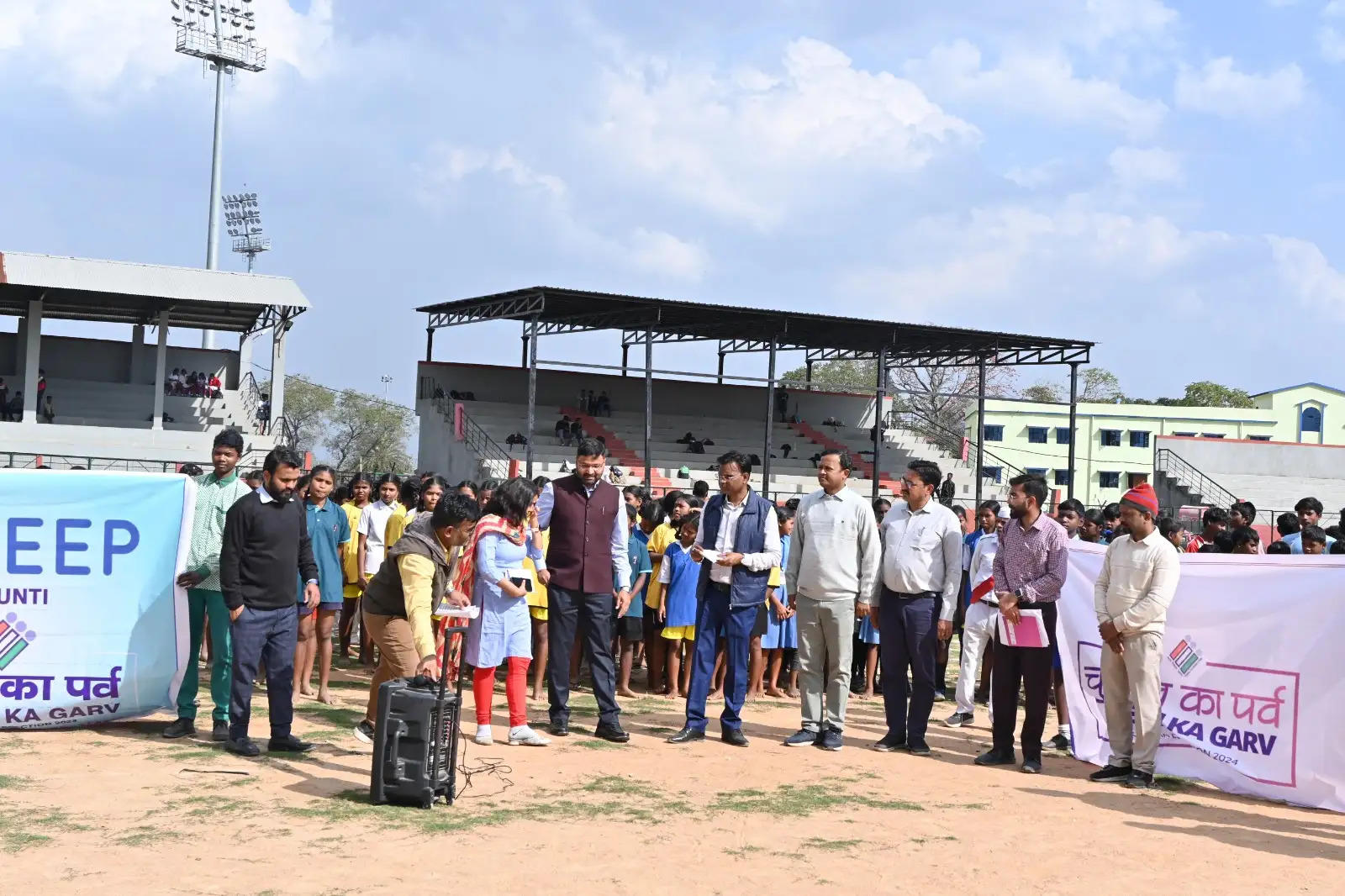 प्रोजेक्ट उत्कर्ष खेल परियोजना के लिए ओपन ट्रायल में 500 से अधिक खिलाड़ियों ने लिया भाग