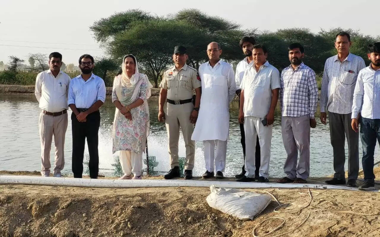सिरसा: झींगा पालन किसानों के लिए अतिरिक्त आय का स्त्रोत: एडीसी
