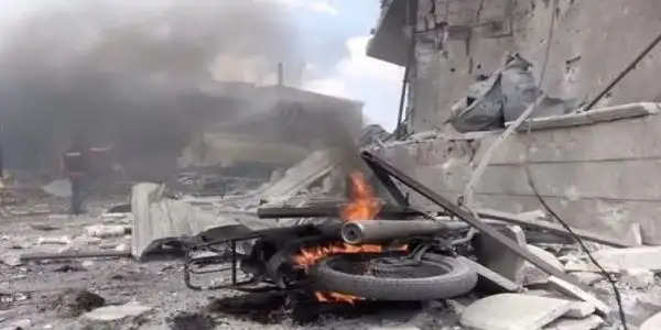 रूस की सीरिया के इदलिब में एयर स्ट्राइक, 34 लड़ाके मारे गए
