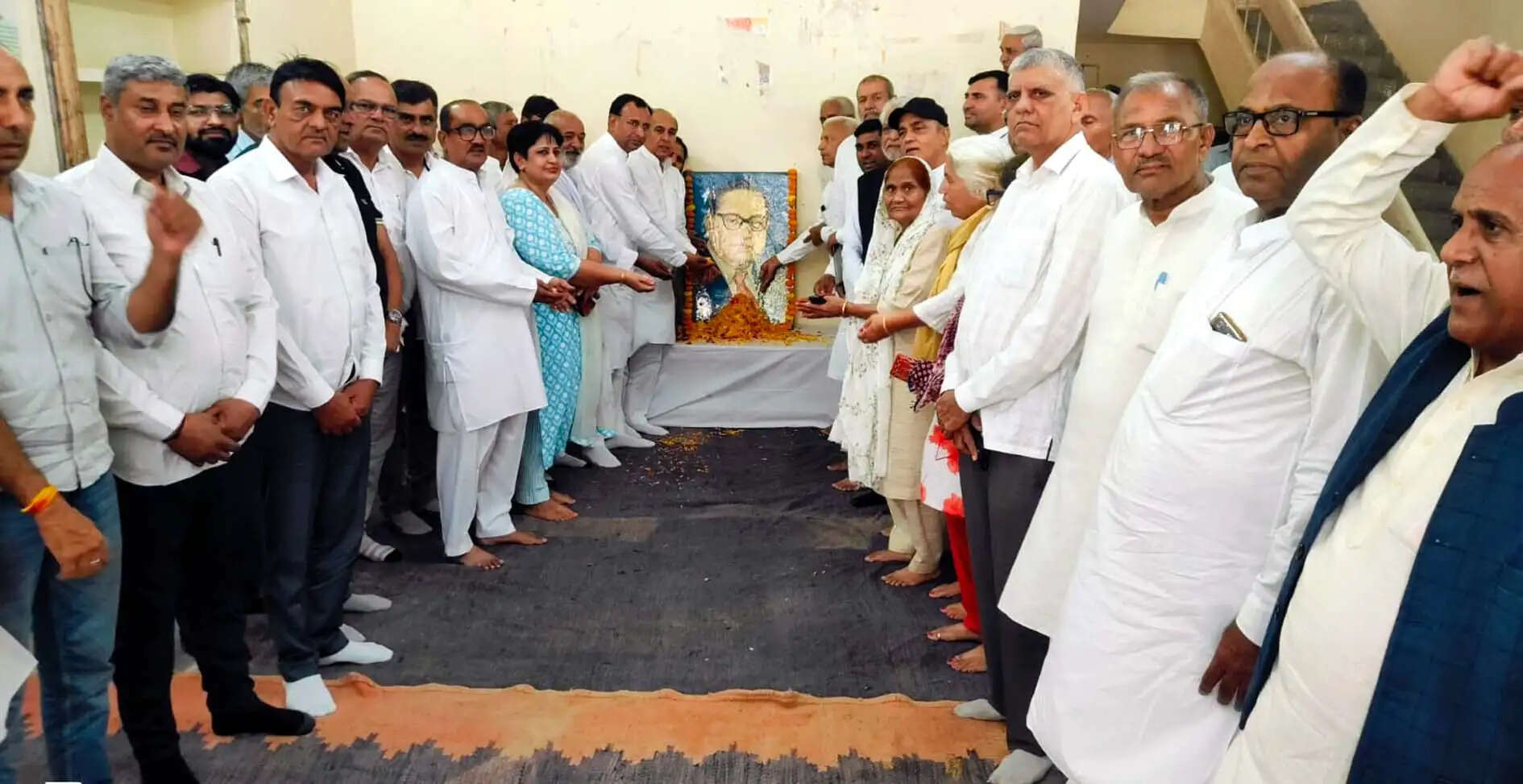 हिसार : कांग्रेस भवन में मनाई गई भारत रत्न डॉ. अंबेडकर की 134 वीं जयंती