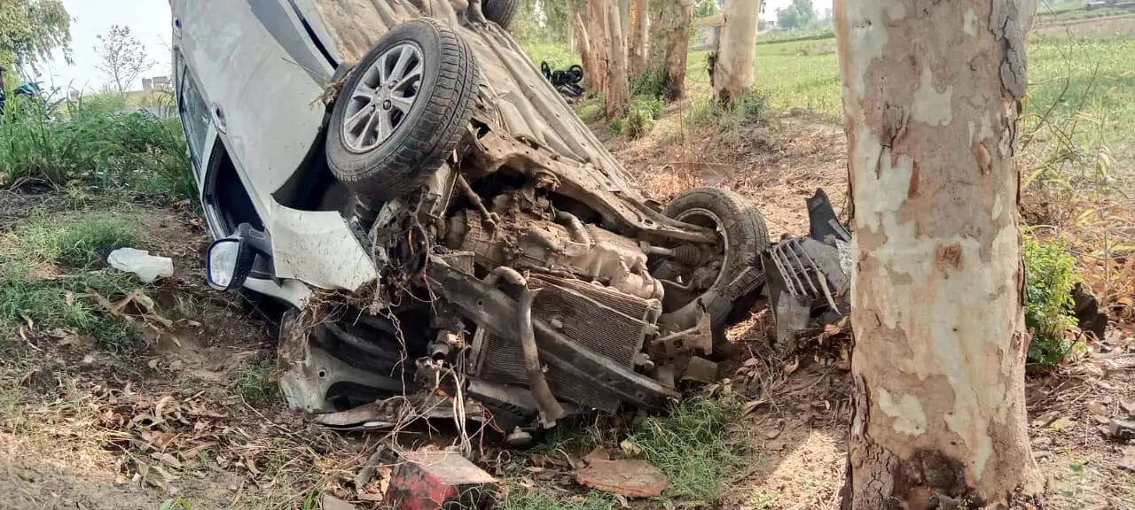 हांसी : गाड़ी की टक्कर से बाइक सवार किसान की मौत