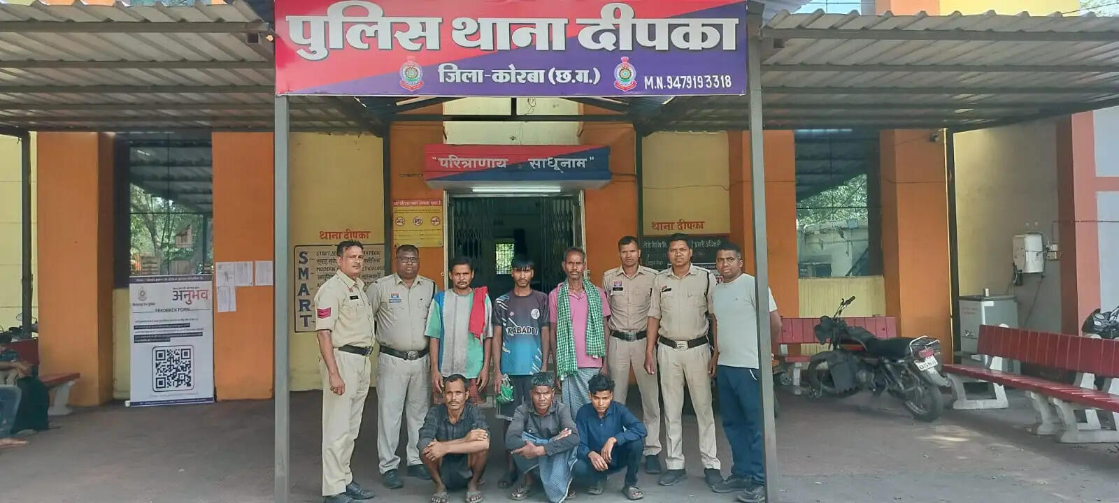 कोरबा में निर्माणाधीन रेलवे लाइन से केबल चोरी का बड़ा खुलासा, छह आरोपित गिरफ्तार