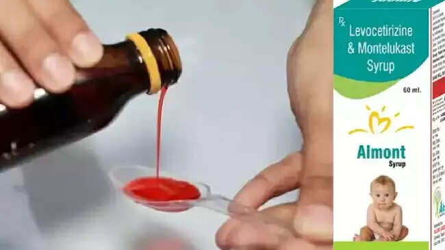 मध्य प्रदेश में बच्चों को एलर्जी के लिए दिए जाने वाले अल्मॉन्ट कफ सिरप की बिक्री पर रोक लगा