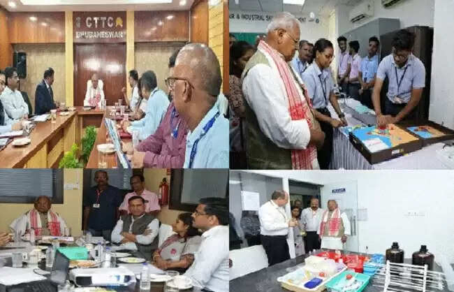 जीतन राम मांझी ने भुवनेश्वर में सीटीटीसी और फार्मास्युटिकल क्लस्टर का दौरा किया