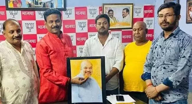 भाजपा कार्यकर्ताओं ने दी गृहमंत्री अमित शाह को जन्मदिन की बधाई