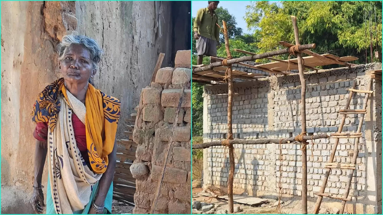 कोरबा : उजड़ते आशियाने में उम्मीदें भी उजड़ गई थीं, अब बनती दीवारों में सज गया है नया सपना