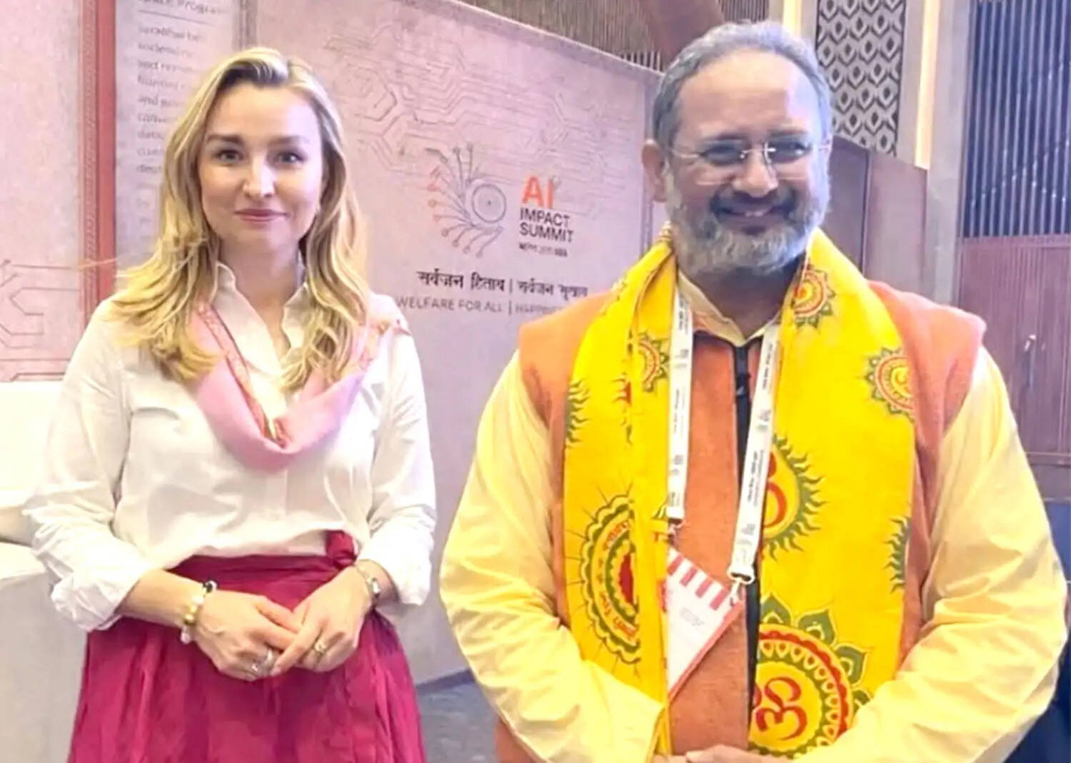 डॉ. पण्ड्या ने स्वीडन की उप प्रधानमंत्री सुश्री एब्बा बुश से की भेंट