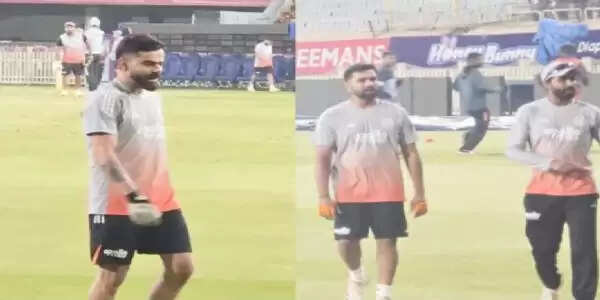 भारत-दक्षिण अफ्रीका मैच : दोनों टीमों ने मैदान पर जमकर पसीना बहाया