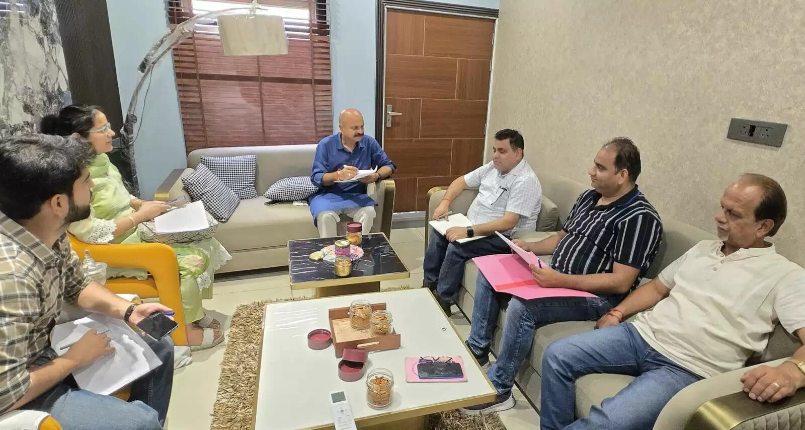 भाजपा विधायक ने पूर्वी विधानसभा क्षेत्र में विकास कार्यों की समीक्षा की