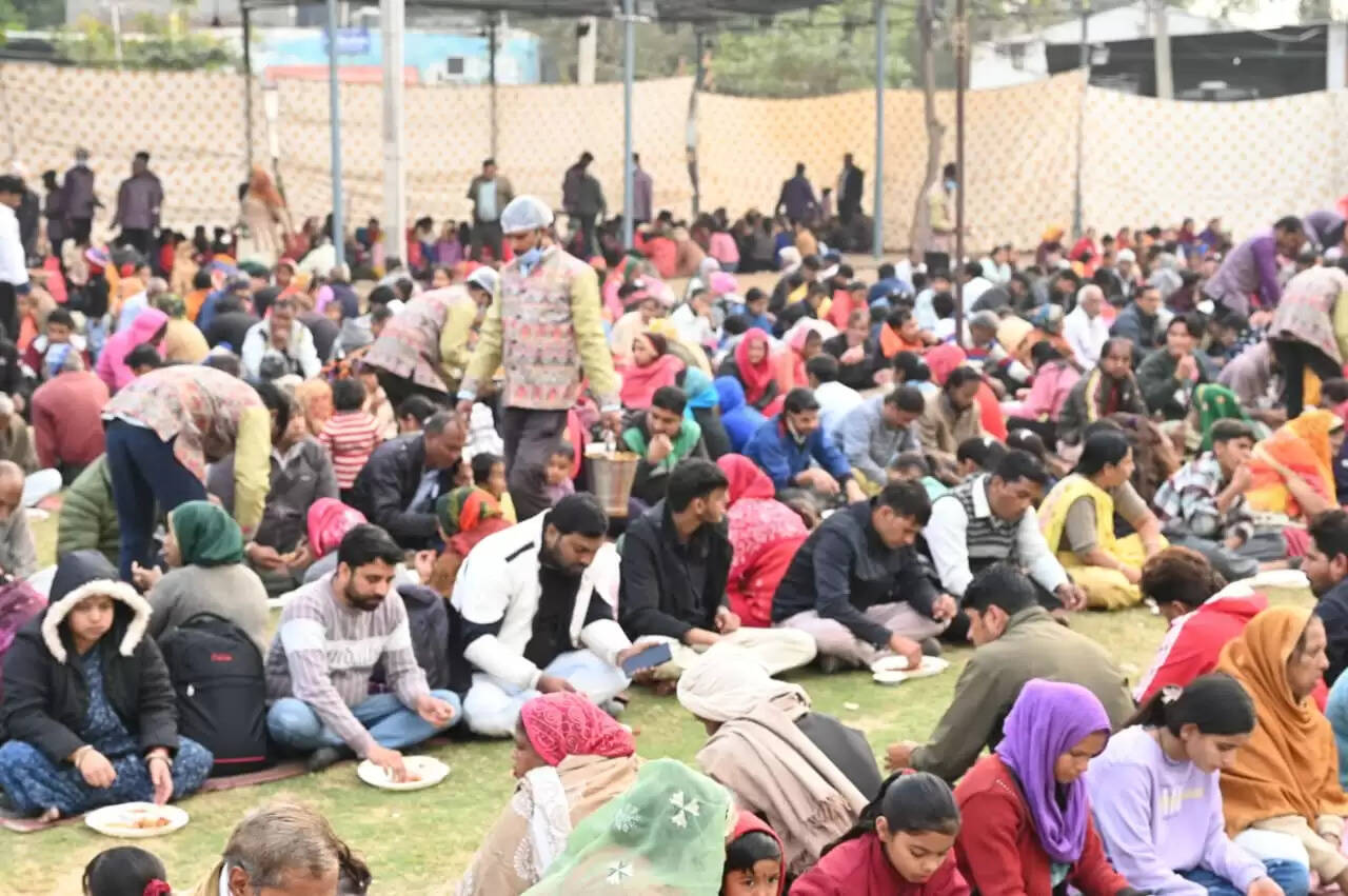 बंगाली बाबा गणेश मंदिर पौष बड़ा महोत्सव:50 हजार से अधिक भक्तों ने जीमी प्रसादी