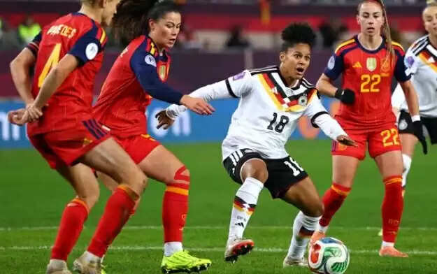 यूईएफए महिला नेशंस लीग — फाइनल के पहले चरण में जर्मनी और स्पेन का मुकाबला ड्रॉ