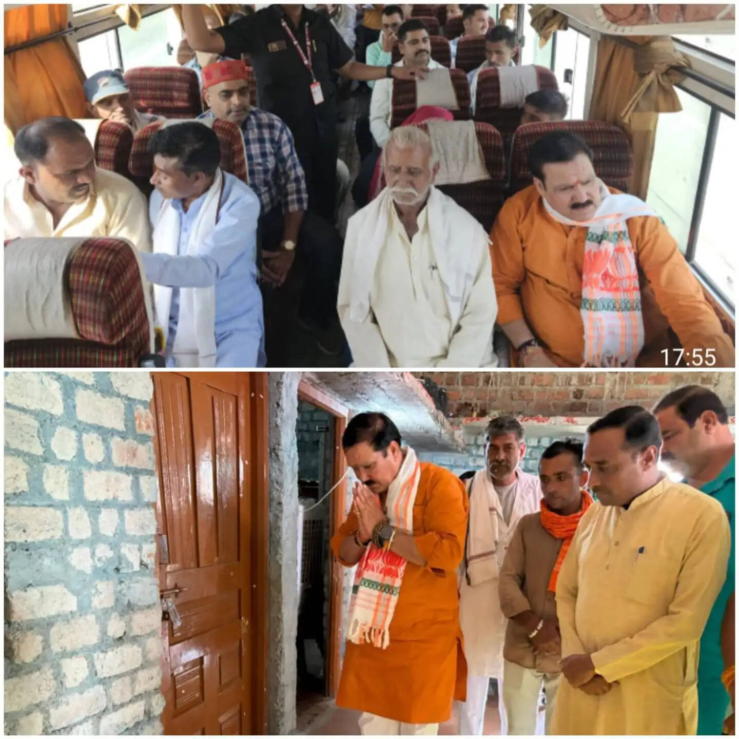 राजगढ़ः राज्यमंत्री टेटवाल बस से यात्रा कर पहुंचे पचोर, हादसे के पीड़ित परिवारों से की मुलाकात