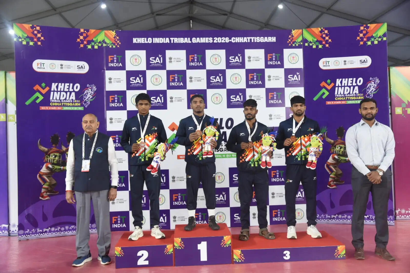 सरगुजा में कुश्ती का दमदार समापन, हिमाचल और असम बने चैंपियन