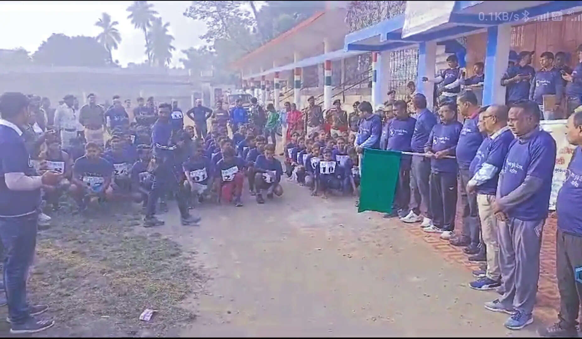 नशा मुक्त जिला निर्माण को लेकर सैकड़ों अररियावासियों ने मैराथन में लगाई दौड़