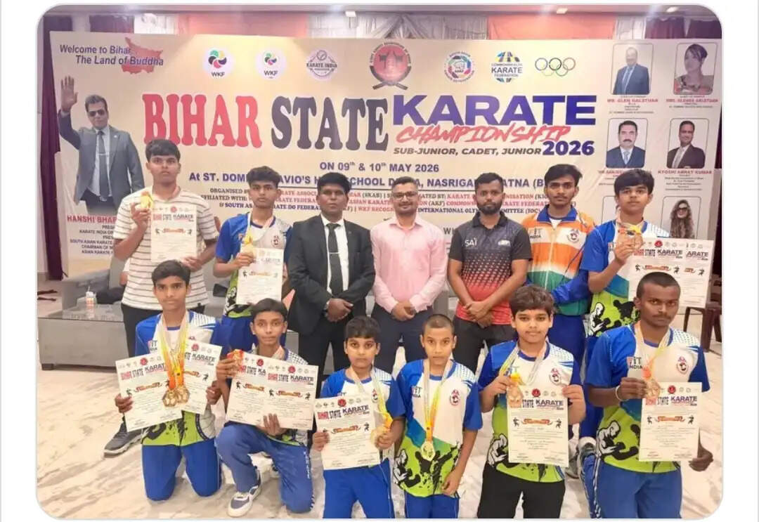 राज्य कराटे प्रतियोगिता में नालंदा के खिलाड़ियों ने जीते 19 पदक