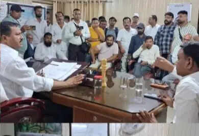 यूजर चार्ज के विरोध में रुड़की महानगर कांग्रेस का प्रदर्शन