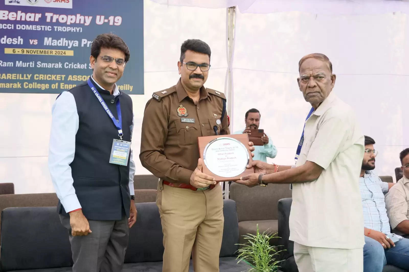 On the second day of Cooch Behar Trophy, Madhya Pradesh defeated Uttar Pradesh and scored 257 runs in the second innings.