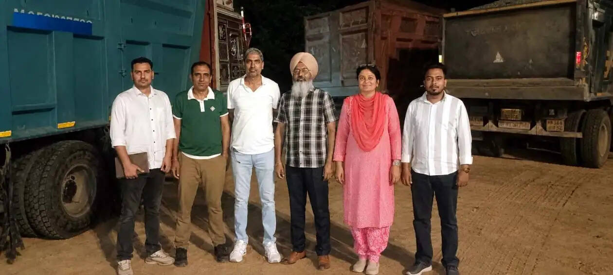 हिसार : ओवरलोड वाहनों पर सीएम फ्लाइंग की कार्रवाई, पांच के चालान, तीन जब्त