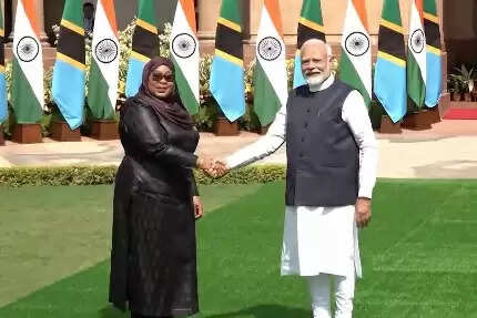 तंजानिया की राष्ट्रपति ने प्रधानमंत्री से की मुलाकात