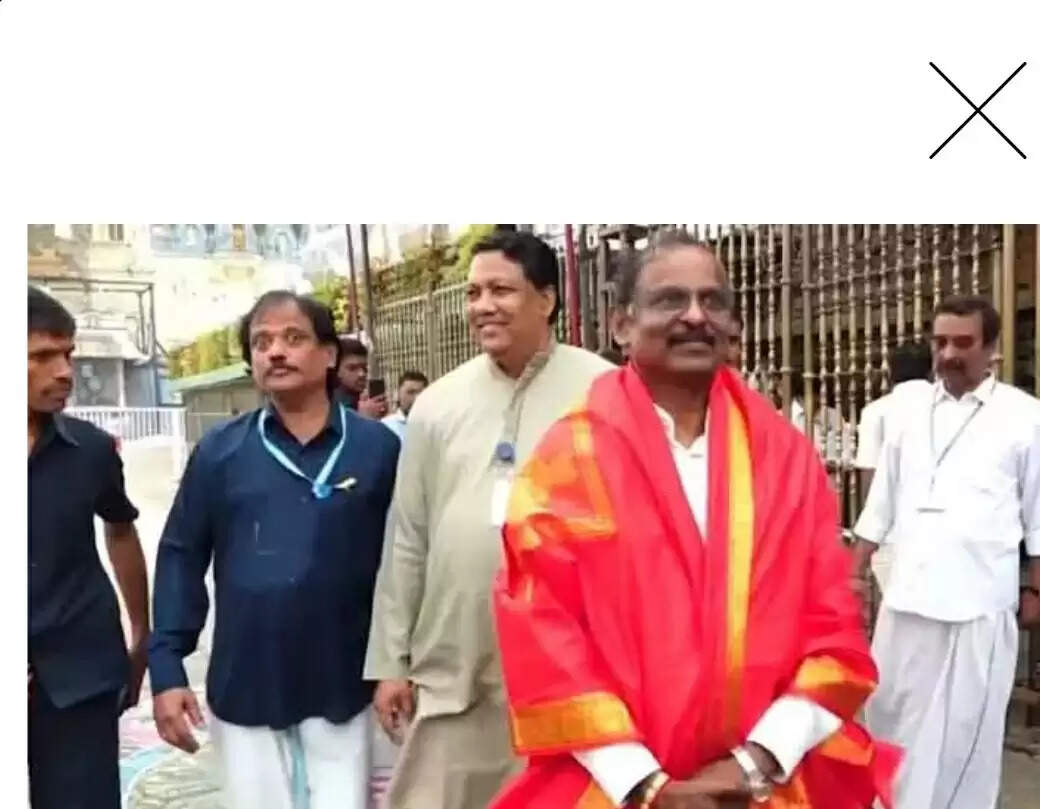 इसरो के अध्यक्ष तिरुमला में