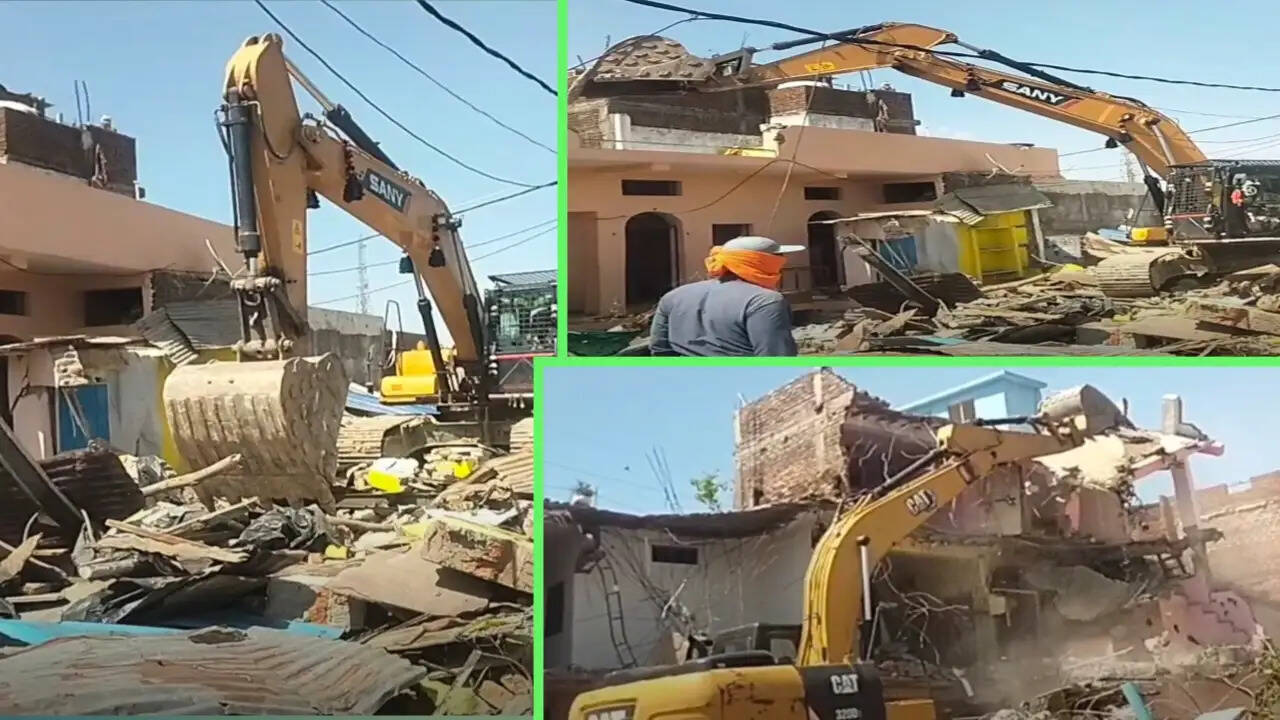 बीना में रेलवे भूमि से हटाए गए अवैध अतिक्रमण, कई पक्के निर्माण किए गए ध्वस्त