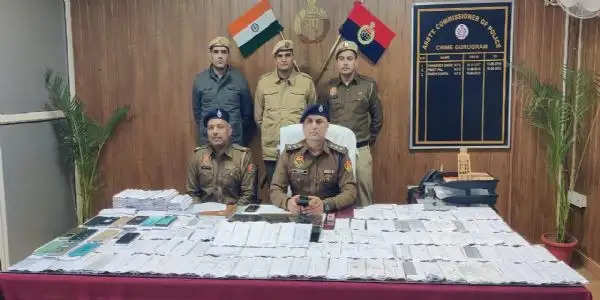 गुरुग्राम पुलिस ने गुम हुए 64 लाख के 286 मोबाइल ढूंढकर मालिकों को सौंपे