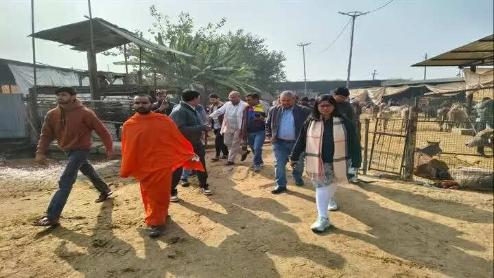 ग्वालियरः कलेक्टर ने किया आदर्श गौशाला का निरीक्षण, सर्दी के मौसम में पुख्ता प्रबंधन के दिए निर्देश