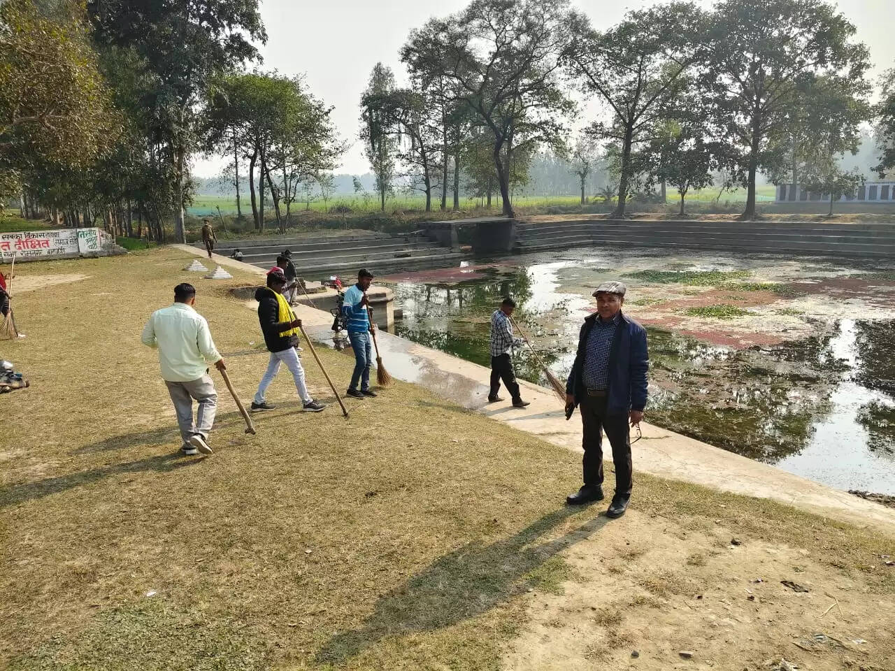 लोधेश्वर महादेवा में होने वाले फाल्गुनी मेले की साफ-सफाई शुरू